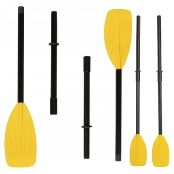 2 шт. ОДИНОЧНОЕ ПЛАСТИКОВОЕ ВЕСЛО 124см для понтона ВЕСЛА Bestway 62015