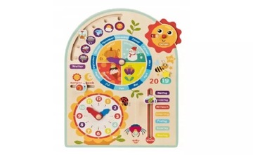 TOOKY TOY DREWNIANE PUZZLE PRZESUWANKA DLA MALUCHA ZABAWKA DREWNIANA DE