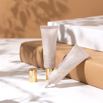 Гладкая матовая основа HEAN MATCH Me M03 Чечевица Бежевая