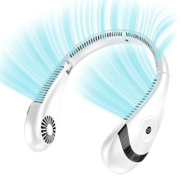 БЕЗЛОПАСНЫЙ ВЕНТИЛЯТОР МАЛЕНЬКИЙ ПОРТАТИВНЫЙ ПЕРСОНАЛЬНЫЙ НАШЕЙНЫЙ ВЕНТИЛЯТОР