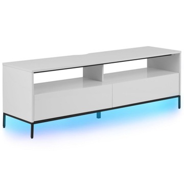 Szafka RTV LED biała SYDNEY