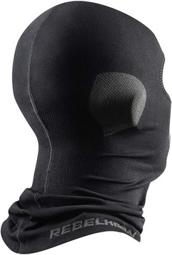 Балаклава REBELHORN ACTIVE BLACK черная БЕСПЛАТНО