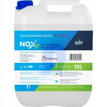 AdBlue Noxy жидкость 10л Ad Blue Funnel Евро 5 Евро 6 Раствор мочевины NOX