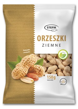 Orzeszki ziemne prażone w łupinach 150 g bez soli