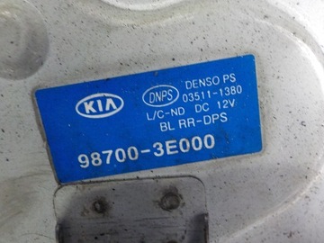 KIA SORENTO II MECHANIZMUS MOTOREK STĚRAČE ZADNÍ 98700-3E000