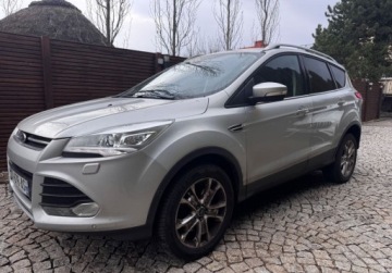 Ford Kuga II SUV 2.0 Duratorq TDCi 140KM 2014 Ford Kuga bezwypadekserwisjak nowaTITANIUMbixenon 2.0 Diesel 140KM