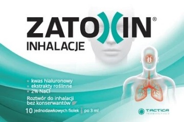 Zatoxin Inhalacje 10 fiolek 3 ml