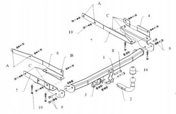 ZAŘÍZENÍ(HÁK) TAŽNÉ + SVAZEK MITSUBISHI COLT 5D 2004-2013
