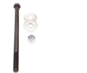 Винты М12х180, резьба 1,75, класс твердости 10,9, шайбы, гайки, набор 10 шт.