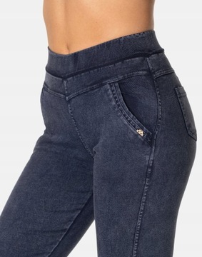 Spodnie Damskie Jeansy Jegginsy Rurki 94015-3 r XL