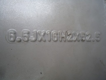 4× DISK HLINÍK VOLVO OE 6.5" X 16" 5X108 ET 52,5