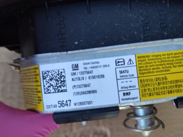 AIRBAG ULOŽENÍ ŘIDIČE OPEL INSIGNIA A 13275647