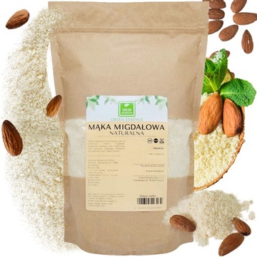 MĄKA MIGDAŁOWA 1kg keto dieta migdały mielone mączka z migdałów drobna vege