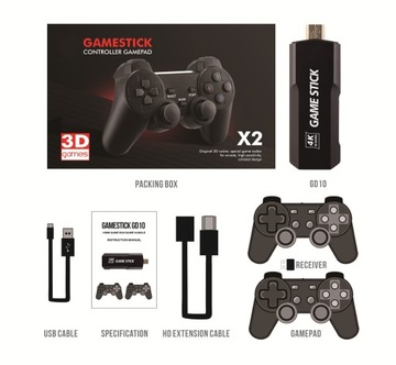 Консоль Retro X2 HDMI Game Stick 64 ГБ 37 тысяч игр