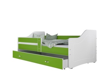 Łóżko dziecięce 140x80 szuflada + materac SWEETY