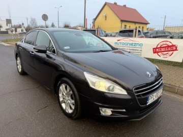 Peugeot 508 I Sedan 2.0 Hybrid4 200KM 2012 Peugeot 508 Hybrid4 200KM Naped 4x4 Xenony Nawigacja Head-Up Serwisowany G, zdjęcie 3