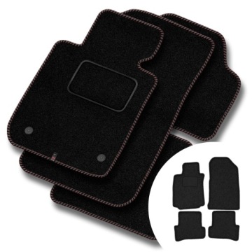 Velurové koberce Streak pro Renault Clio IV 2012-2019 jsou vhodné i pro verze