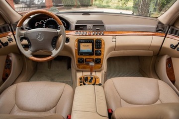 Mercedes Klasa S W220 Sedan 5.0 V8 (500) 306KM 2002 MB w220 S 500 v8 306PS 55AMG Long 120TKM Full Opcja Jak Nowa Gwarancja!, zdjęcie 5