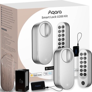 AQARA U200 SMART LOCK INTELIGENTNY ZAMEK DO DRZWI MATTER THREAD BT NFC
