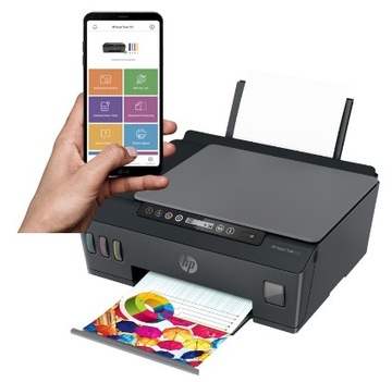 HP Smart Tank Plus 555 Drukwarka 3w1 Dolewane tusze Tanie drukowanie
