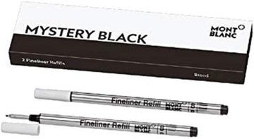 Wkłady cienkopisu Montblanc Refill FL B 2x1 MYSTERY BLACK PF 128247, 2szt