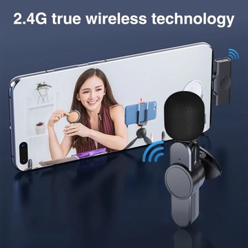 Беспроводной петличный микрофон Bluetooth с дистанционным управлением