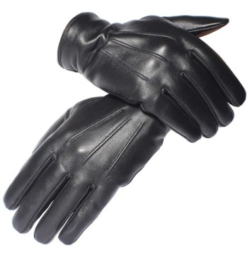 THICK REVERSE Мужские кожаные зимние перчатки, INSULATED TEDDY BEAR, размер XL