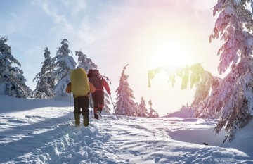 Buty Ocieplane Zimowe Śniegowce Trekkingowe Sportowe Szyte TRAPERY
