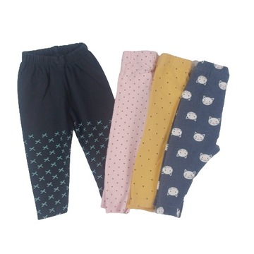 Legginsy getry niemowlęce 62 / 68 zestaw wąskie