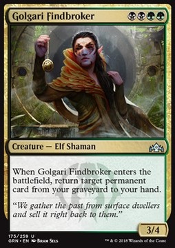 Golgari Findbroker - Guilds of Ravnica