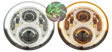 Светодиодная фишка с нормой Osram 7 -дюймовый фар DRL Chrome