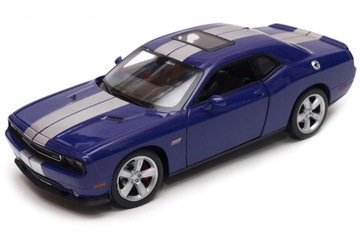 Dodge Challenger SRT 2012 model Welly 1:24 metalowy granatowy