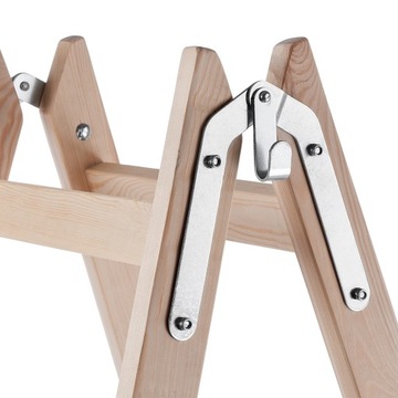 ЛЕСТНИЦА ДЛЯ ПОКРАСКИ ДЕРЕВЯННАЯ ДВУХСТОРОННЯЯ РАСШИРЯЕМАЯ 2x4 150кг СКЛАДНАЯ