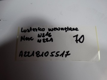 IDEALNI ZRCÁTKO VNITŘNÍ MERCEDES W216 W221 1