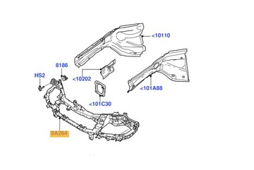 УСИЛЕНИЕ ПЕРЕДНЕГО РЕМНЯ ДЛЯ FORD FOCUS MK2 II