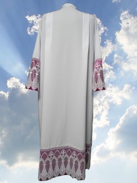 АЛЬБА с гипюром, священник СОФФИТ 164-199см ABG28