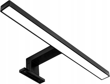 LAMPKA ŁAZIENKOWA NA SZAFKĘ LAMPA NAD LUSTRO LED KINKIET NASZAFKOWY czarny