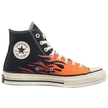 Buty Trampki za Kostkę Damskie Converse Chuck 70 Hi Black Czarne