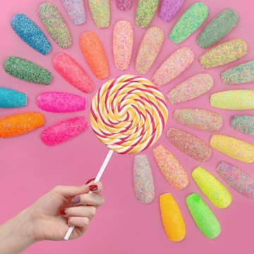 ЦВЕТА ДЛЯ УКРАШЕНИЯ НОГТЕЙ CANDY DREAM POLLEN FROST SAND