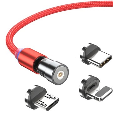 kabel usb c szybkie ładowanie magnetyczny kabel usb c kątowy micro usb