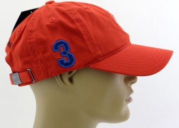 Мужская молодежная бейсболка U.S. Polo Assn. с вышивкой красная 55-60 см