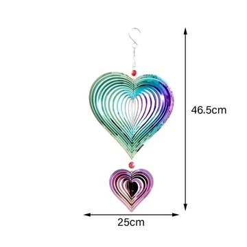 Ornament 3D ze nierdzewnej Wind