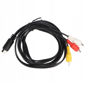 Кабель Mini DIN 9-контактный - 3 RCA между мужчинами и мужчинами