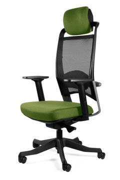 Fotel FULKRUM Zielony Biurowy Krzesło Ergonomiczny