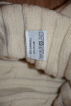 GAUPA-ПОЛУТУРЛЕНОВЫЙ ШЕРСТЯНОЙ СВИТЕР, размер XXL