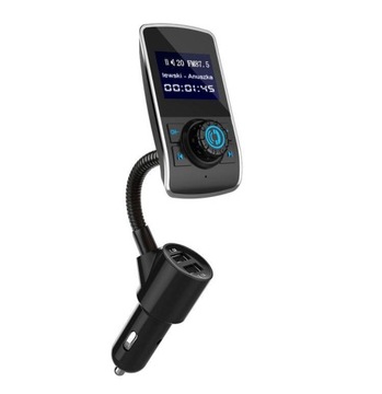 Transmiter Bluetooth FM Ładowarka 2x USB