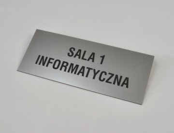 табличка на дверь с названием комнаты 20х8см