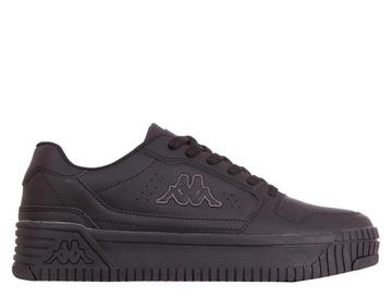 Buty młodzieżowe czarne sneakersy KAPPA EMELA 243235-1111 36