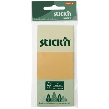 Stick'n Блокнот самоклеючий 38x51 мм 3 кольори