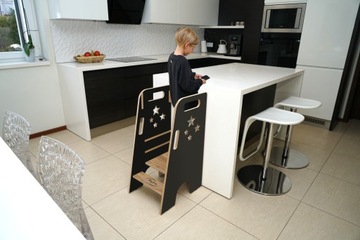 Pomocnik kuchenny Kitchen helper dla dziecka Solidny Regulacja PREMIUM PL